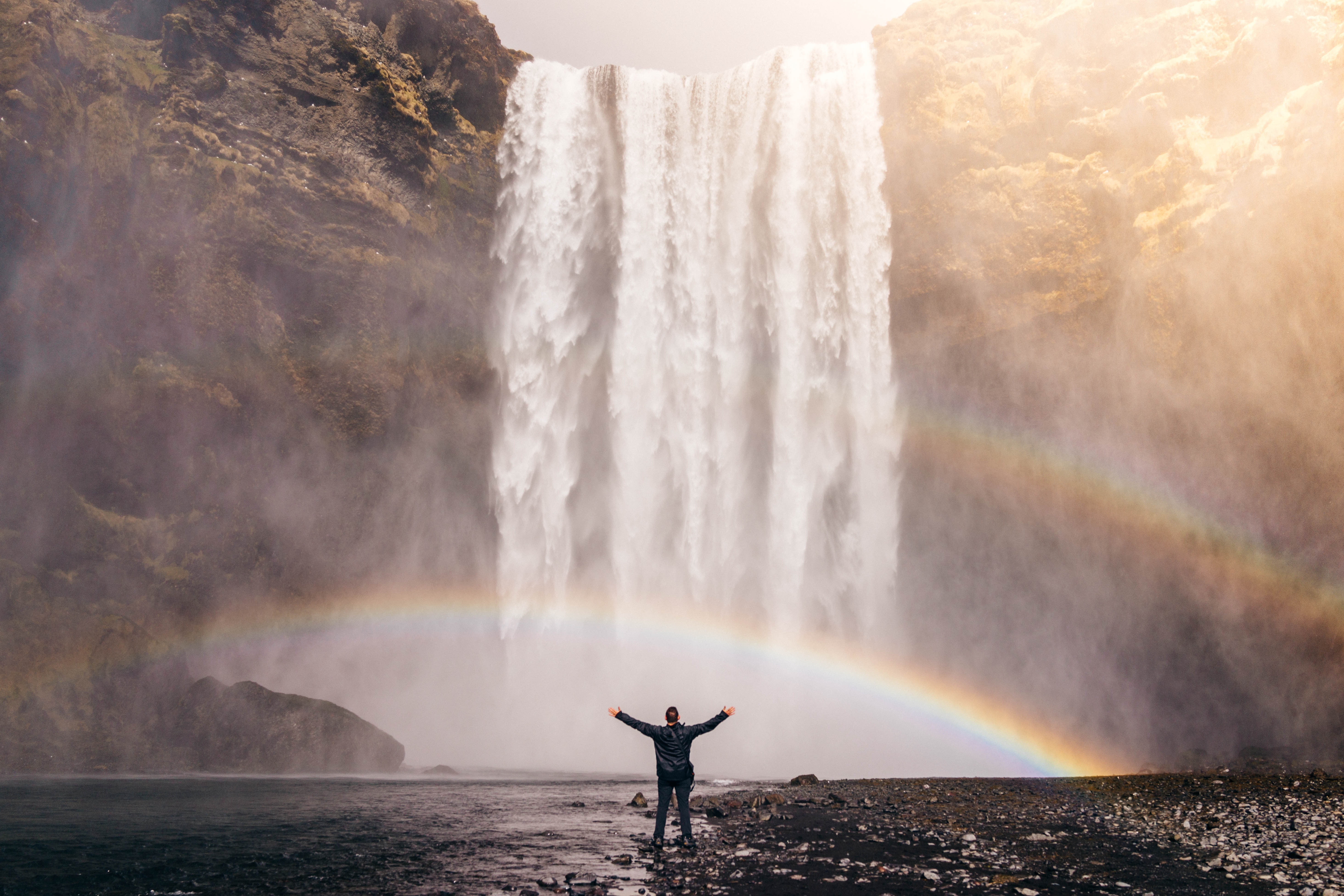 Unsplash waterfall rainbow jared-erondu-21325